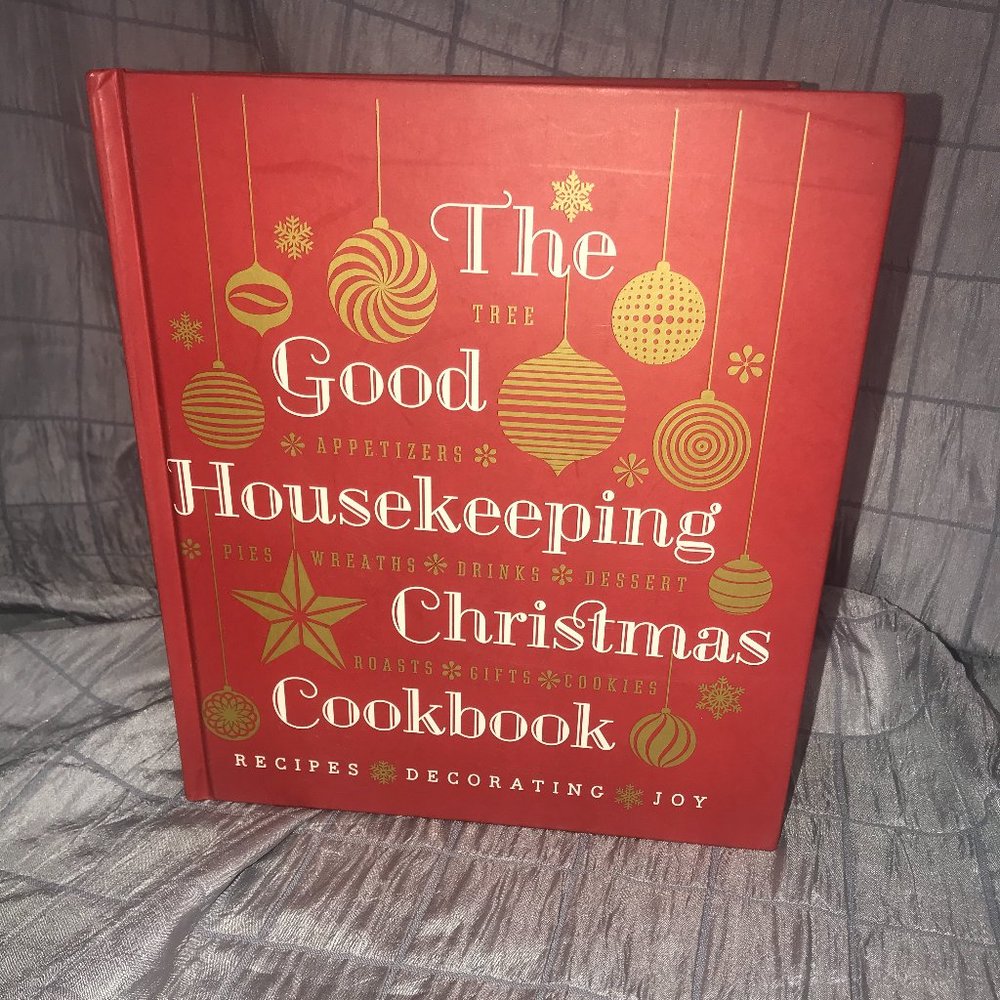 The Good housekeeping Christmas Cookbook hardcover recipes joy decorating